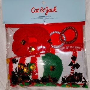 Christmas Cat & Jack Accessory Kit, Girls pouch